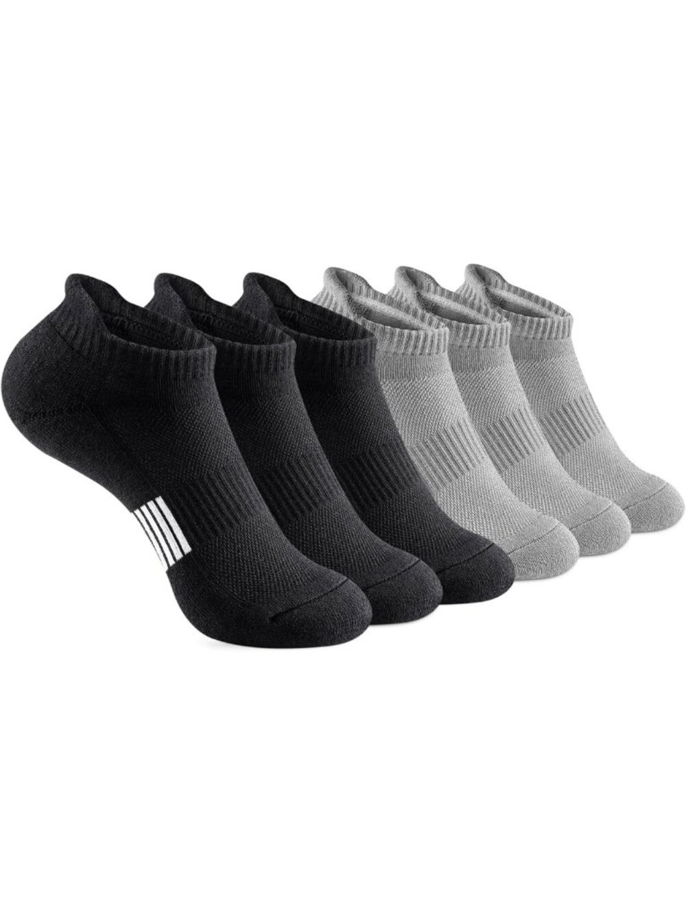 Cushioned No Show Ankle Socks for Women - 5 Pairs Athletic Running Comfort